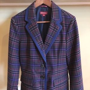 Velour sportcoat blazer